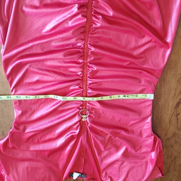 Vintage 70s/80s stretchy red dress - Picture 8 of 15